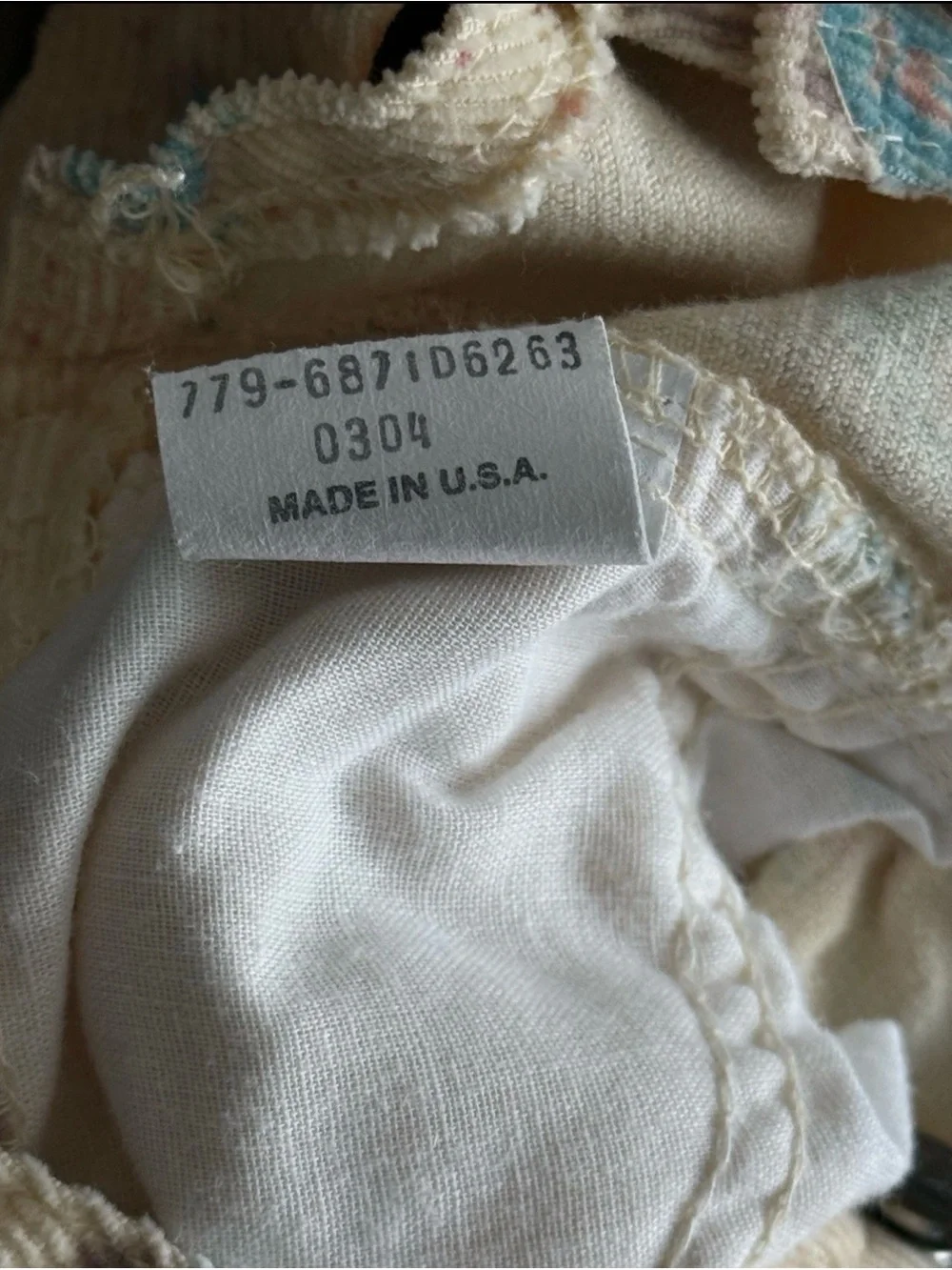 Vintage OshKosh B'gosh Cream Overalls with Blue Animal Print